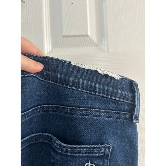 Rag & Bone "Coated Mae" Dark Wash High Rise Skinny Jeans - Picture 5 of 9